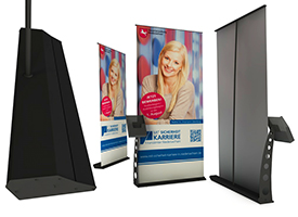 RollUp Exklusiv 100x215cm Schwarz