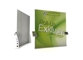 RollUp Exklusiv 200x215cm Wei